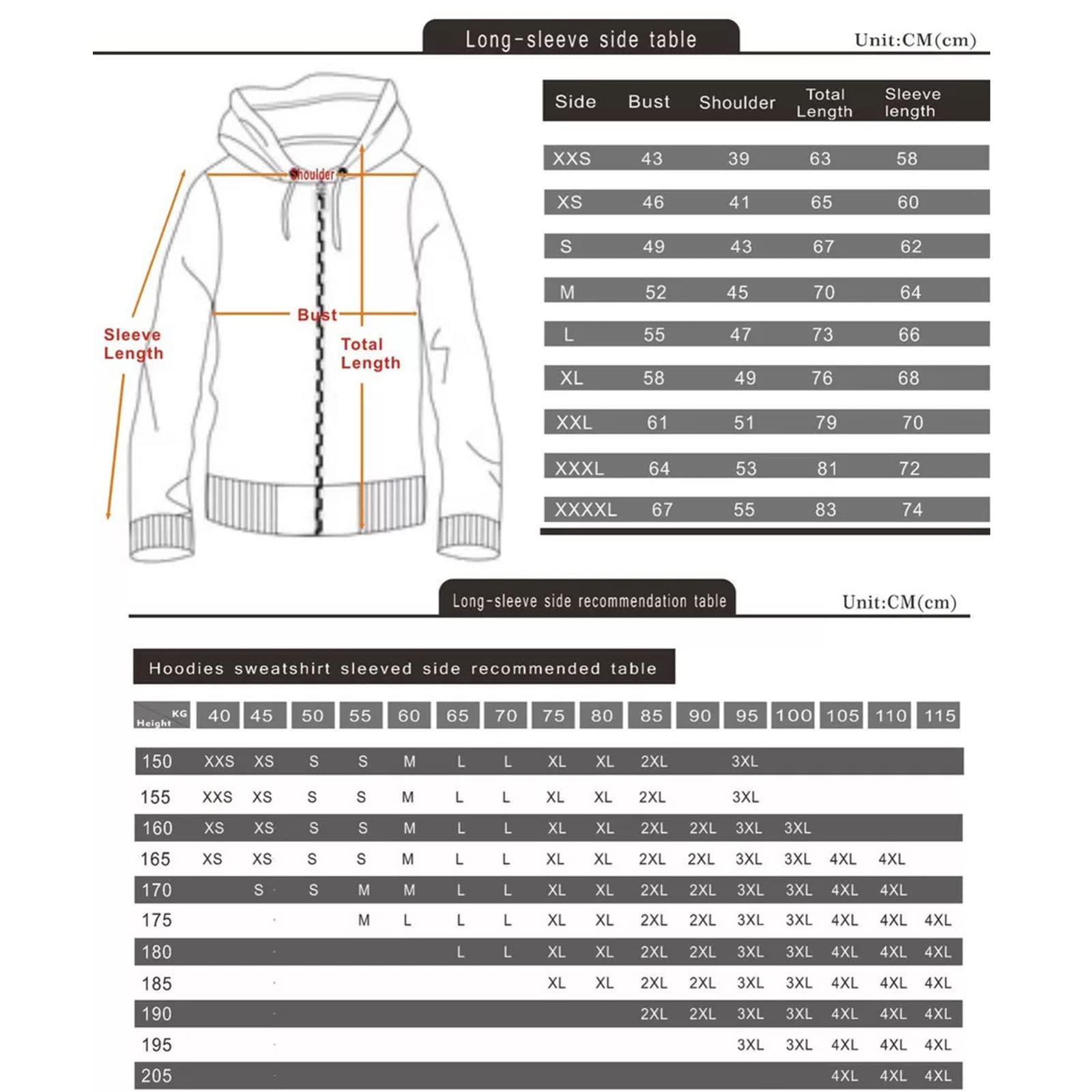Sweat À Capuche AOT Zippé Sweat À Capuche À Manches Longues Et Fermeture Éclair Femmes Hommes AOT Graphique Surdimensionné Décontracté Y2K Streetwear