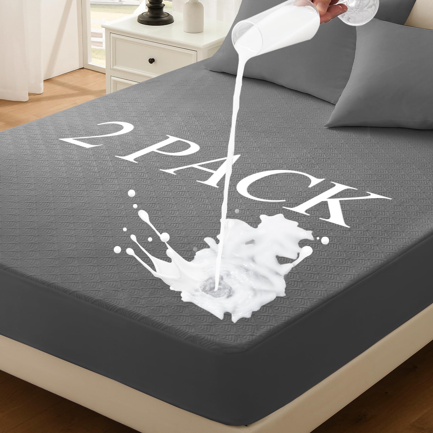 Softhour TwinXL Waterproof Mattress Protector,3D Cooling Mattress Protector