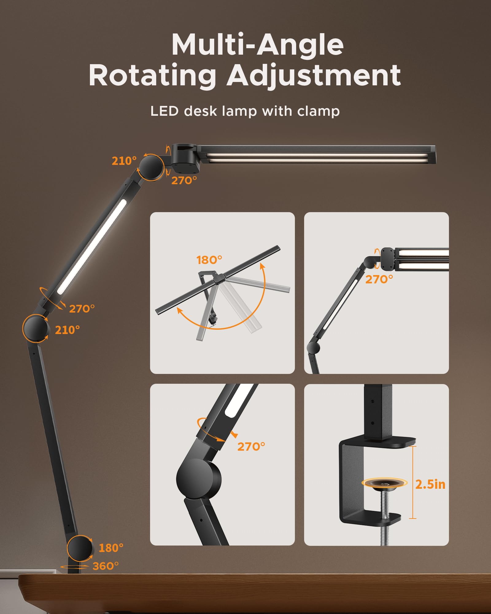 NGTeco LED Desk Lamp, Adjustable With Remote, Eye-Caring, £25 At Amazon - View #5