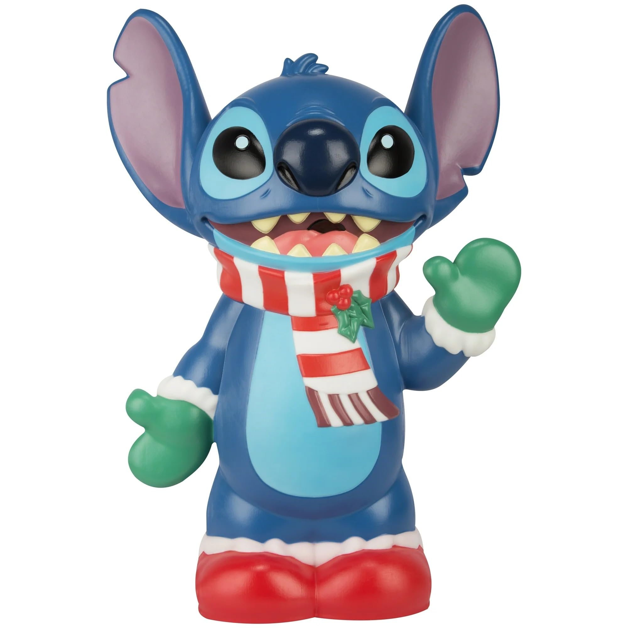 Gemmy Christmas Lighted Blow Mold Outdoor Decor Stitch Disney, 22 in