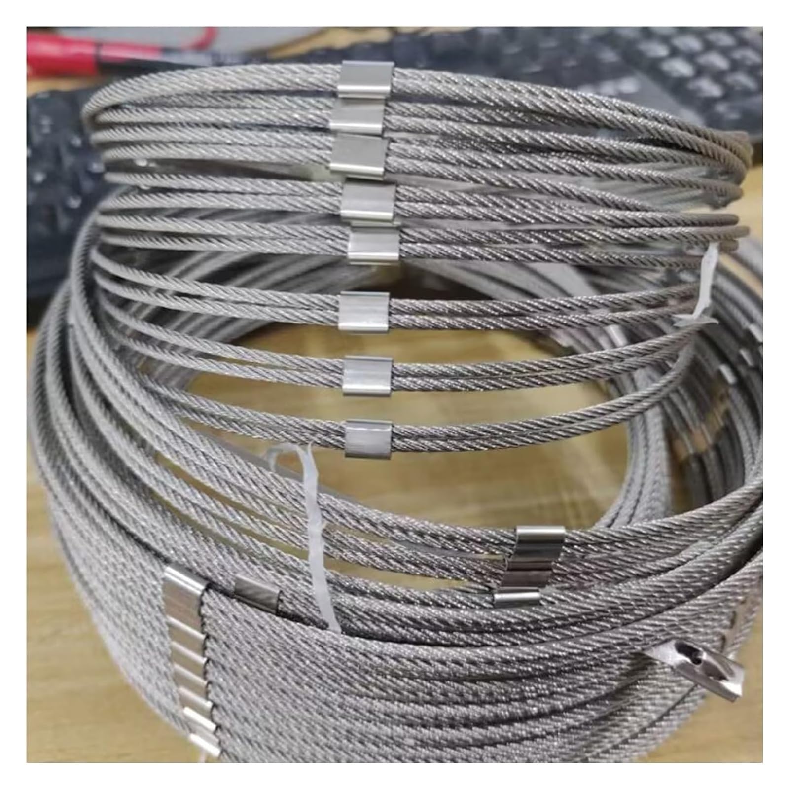 Maille flexible en acier inoxydable antichute pour sécuriser balustrade et vide sur balcon