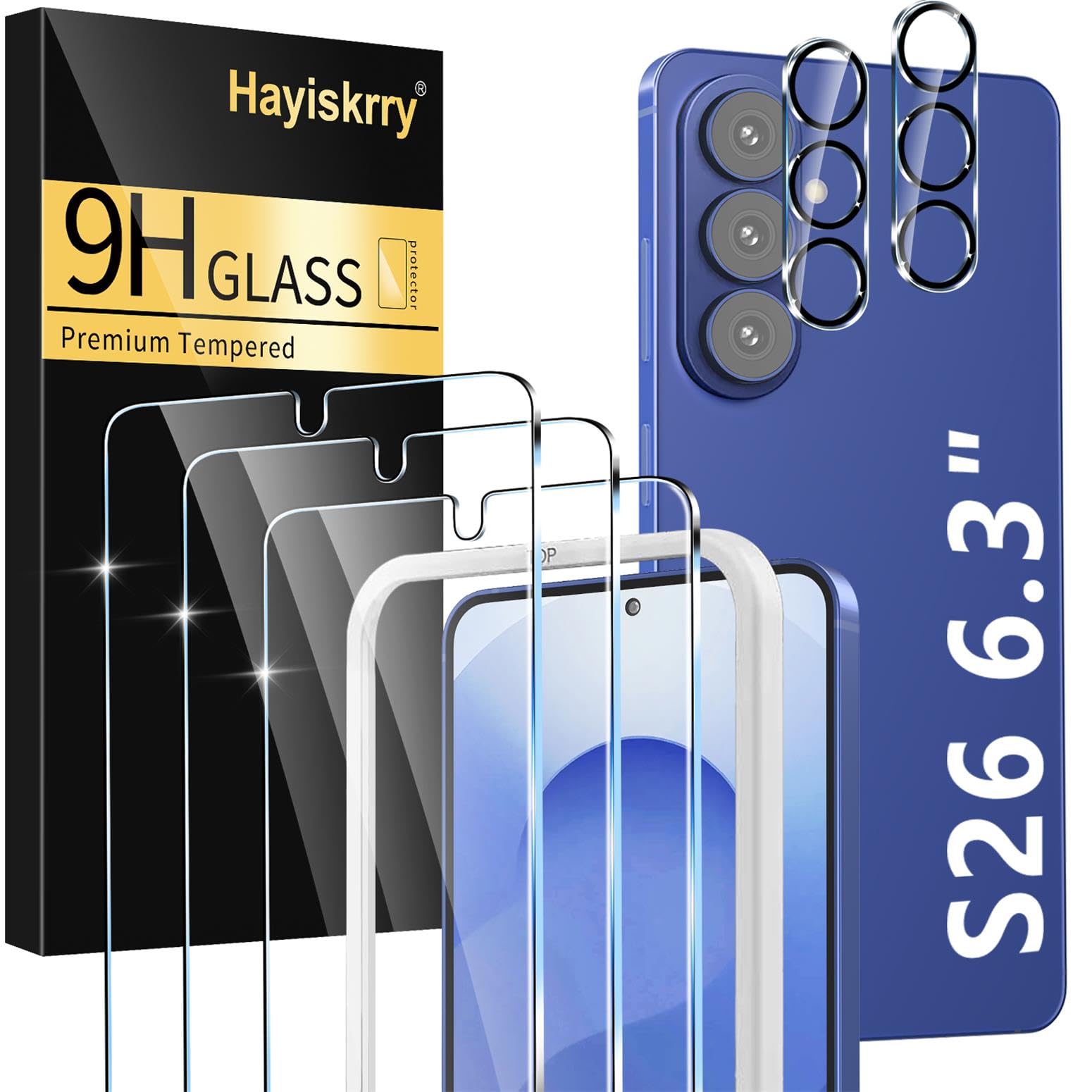 Glas-Schutzfolie für Samsung Galaxy S25/S26 Ultra