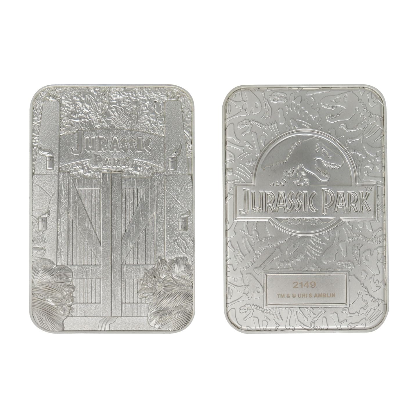 Jurassic Park 限定版　シルバープレート Amazon.com: FaNaTtik Jurassic Park Gate Silver Limited