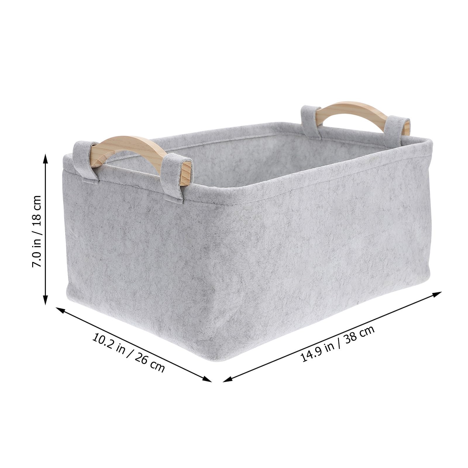 Aufbewahrungsbox Aus Stoff 15X10X7 Zoll Mit Griffen Organizer Box Für Kleidung Und Haustierspielzeug Praktischer Lagerbehälter Für Zuhause Und Büro