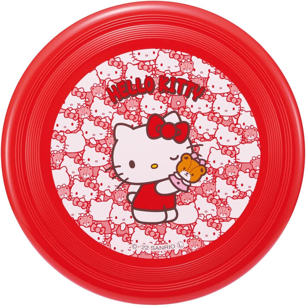 Skater Frisbee Flying Disc Outdoor Sports Leisure Outdoor Game 8.4 Inch Hello Kitty Hello Kitty Sanrio Footprint OFB1-A