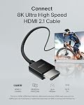Belkin Ultra HD HDMI 2.1 Cable 6.6FT/2M - 4K Ultra High Speed HDMI Cable - 48Gbps HDMI 2.1 Cord - Dolby Vision HDR & 8K@60Hz, 10K Streaming - Compatible W/PlayStation, PS4, PS5, Xbox Series X & More