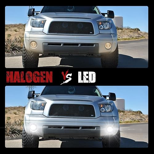 Miniatura 4 de BUNKER INDUST Luz antiniebla LED con luces de circulación diurna para Toyota Tundra 2007-2013/Sequoia 2008-2011, kit de montaje de lámpara