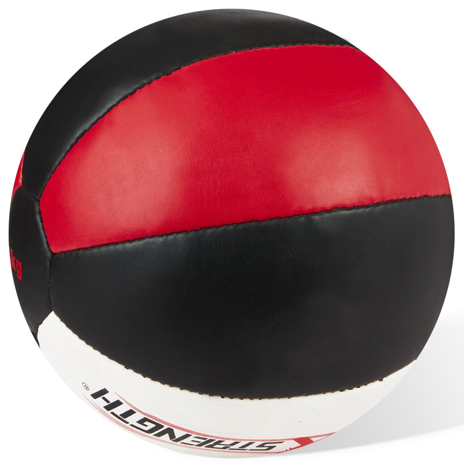 Palla Medica In Pelle MAXSTRENGTH – 15 Kg – Resistente E Antiurto Per Allenamento Funzionale, Boxe, Fitness E Riabilitazione