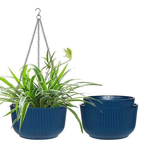 Hanging Planters 9/10/11 Inch for Indoor Plants, 3 Pack Plant