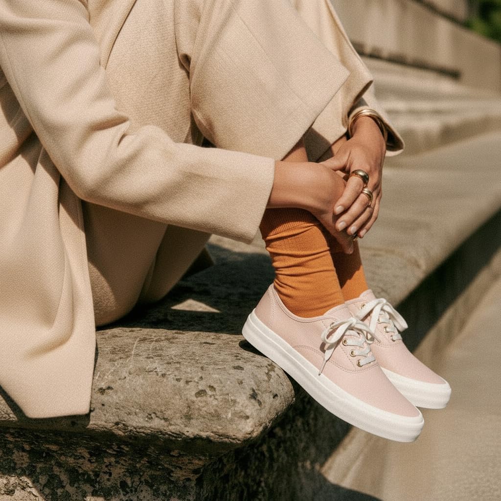 CUSHIONAIRE Freshman Womens Sneakers, Lightweight Casual Walking Shoes for Women with Memory Foam, Wide Widths Available - Image 8