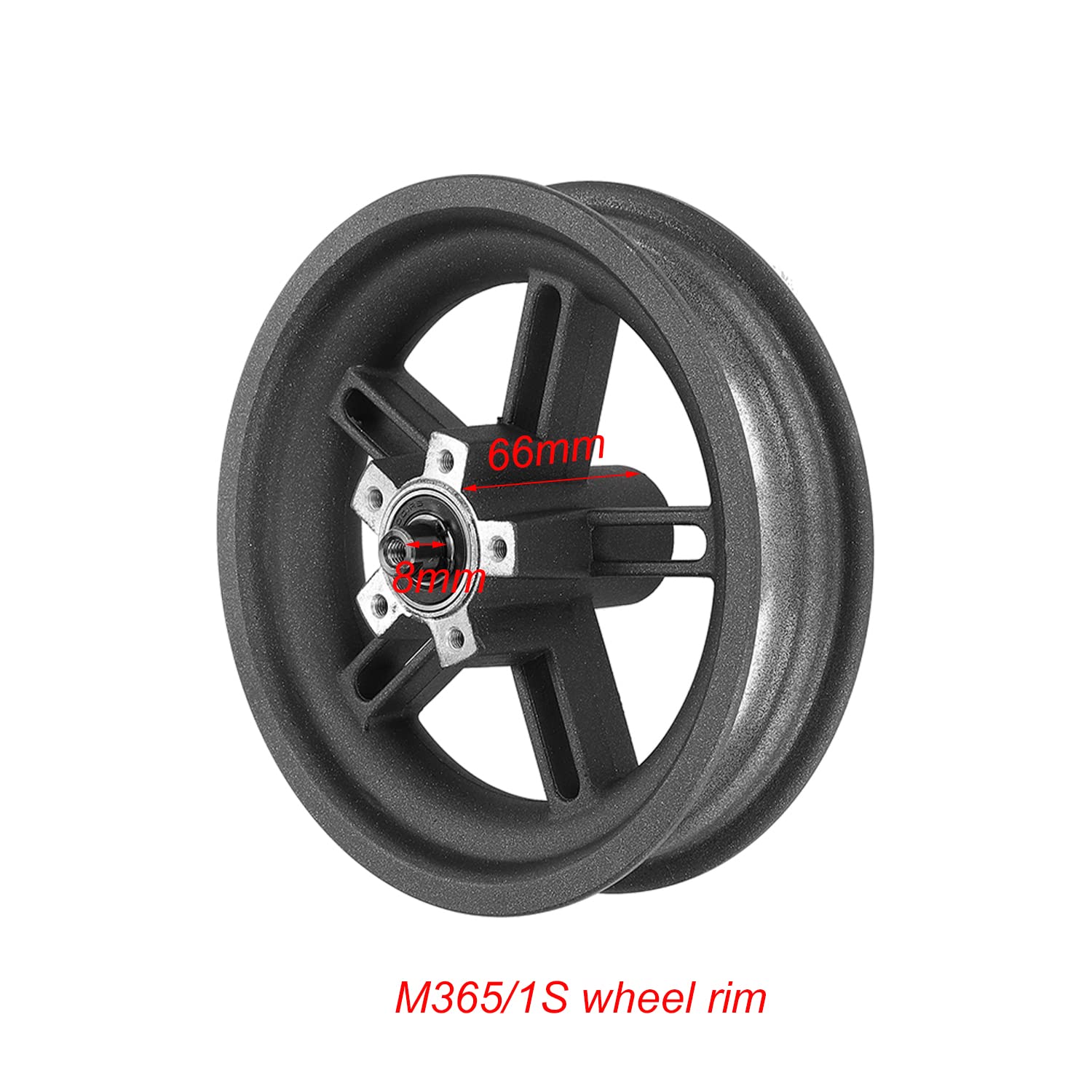 Moyeu arrière en aluminium pour scooter électrique - Jante de rechange complète pour scooter électrique Xiaomi M365 1S