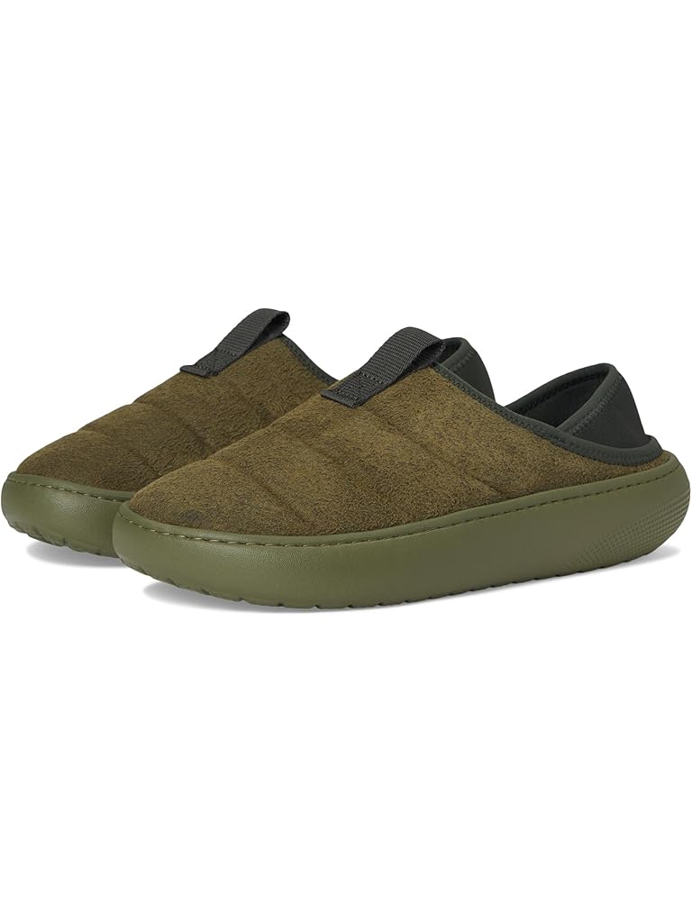 Green Crocs Classic Puff Moc