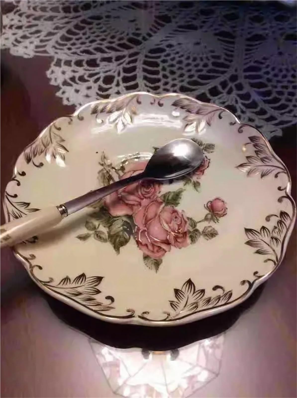 Juego de tazas, tazas y platillos, taza de cerámica de porcelana de hueso con plato de postre, apta para microondas y lavavajillas, taza para té, leche, café con leche (Color3)