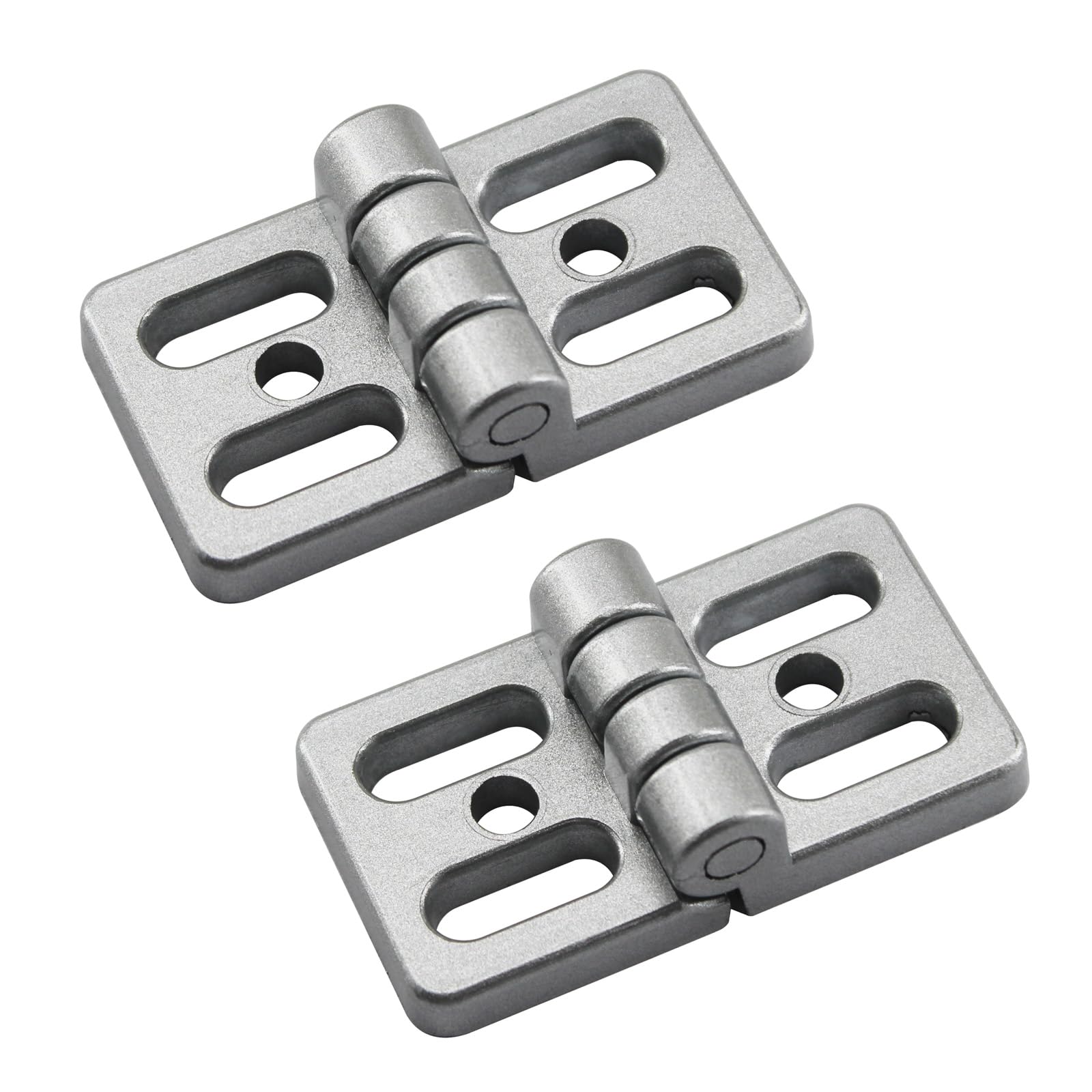 (2 Pieces) Zinc Alloy Door Hinges Heavy Duty Cabinet Hinges for Aluminum Extrusion Profile Frame