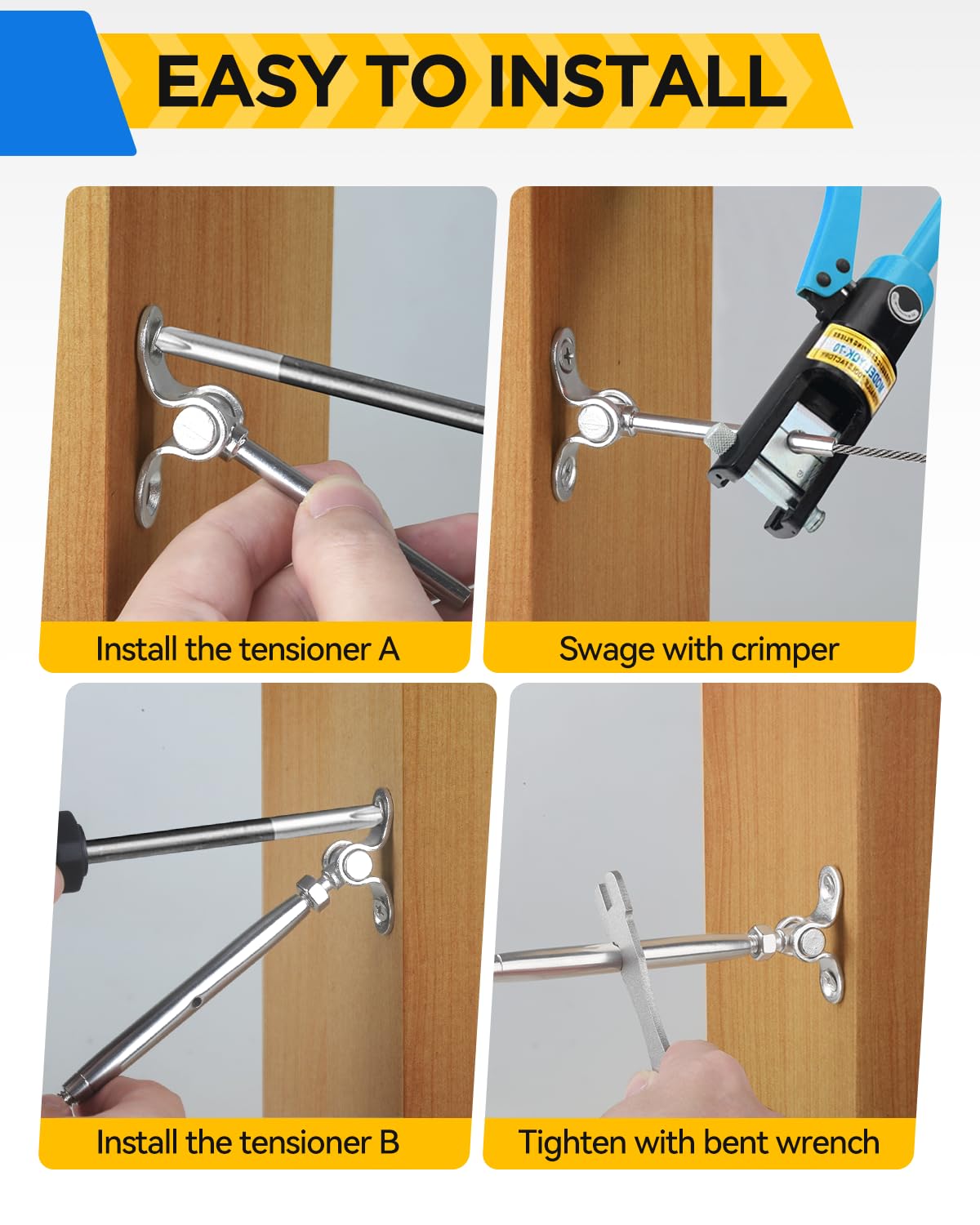 Utensile Per Serrare Cavi All'ingrosso Creato Per Eseguire Molte - Foto 2
