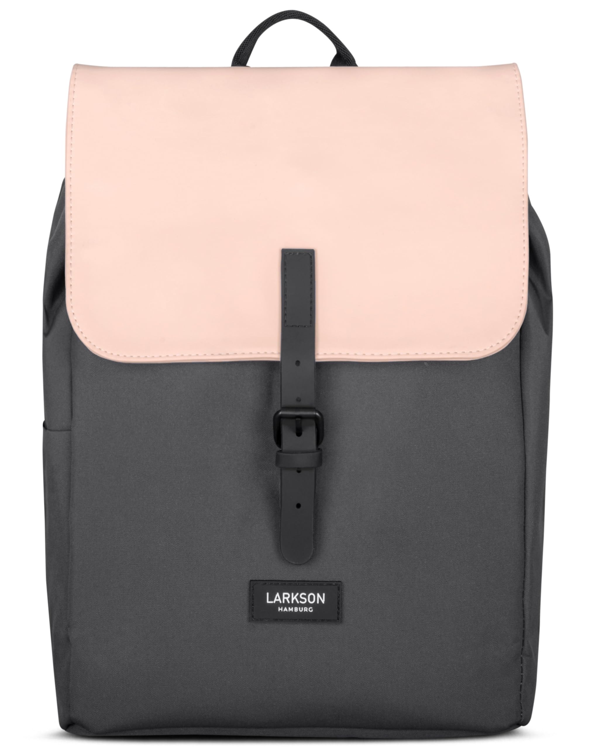 LARKSON Mochila Mujer & Hombre Rosa - IDA - Bolso Mochila Moderna - Compartimento Portátil 13 Pulgadas - Para Trabajo, Ciudad, Universidad - Repelente al agua