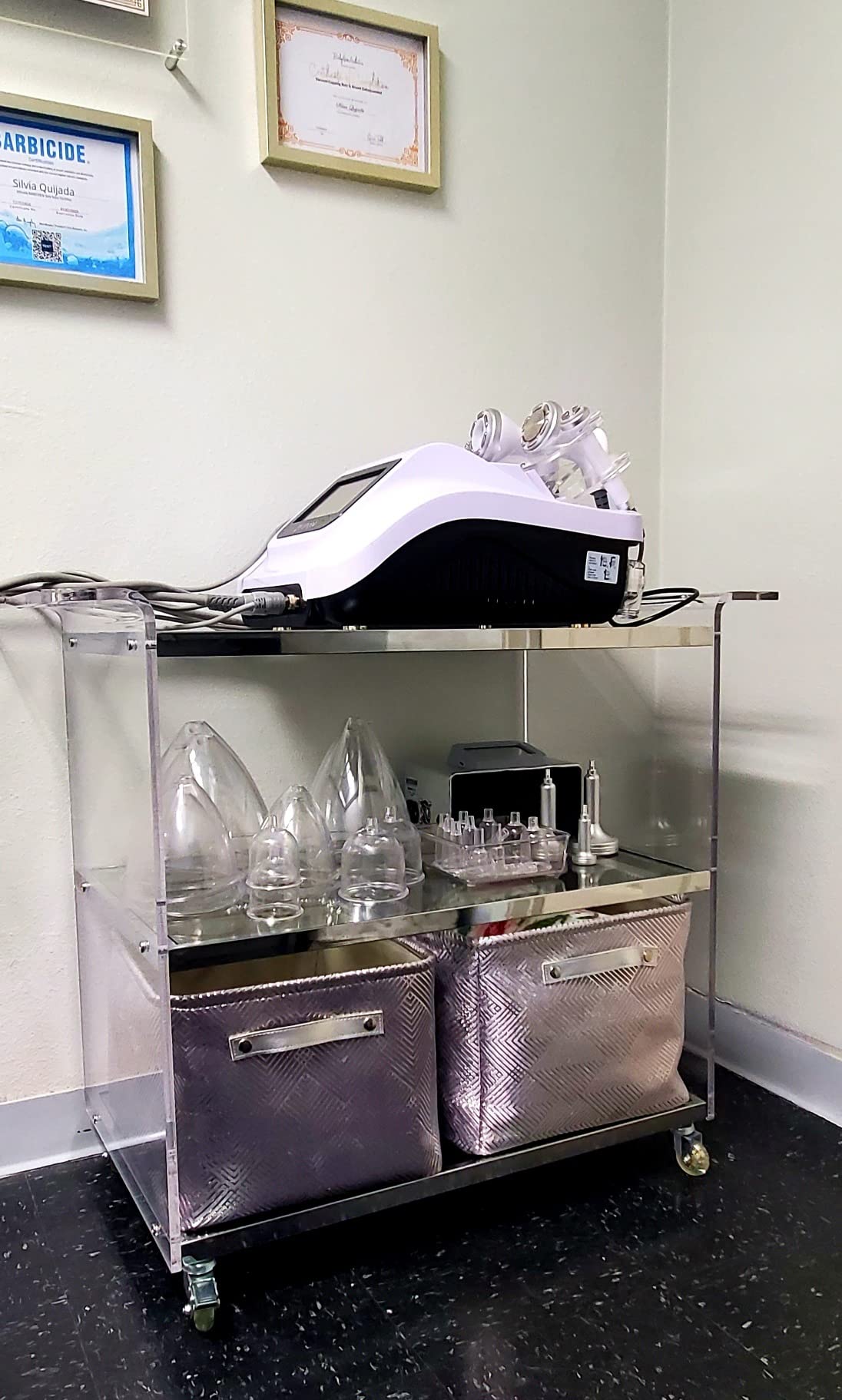 33/mo Finance Christopher Knight Home Evee Acrylic Bar Trolley with