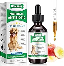 Antibiotics for Dogs - 60ml, Natural Antibiotics for Dogs, Itchy Skin Relief, Supports Allergy Relief, Dog Antibiotics