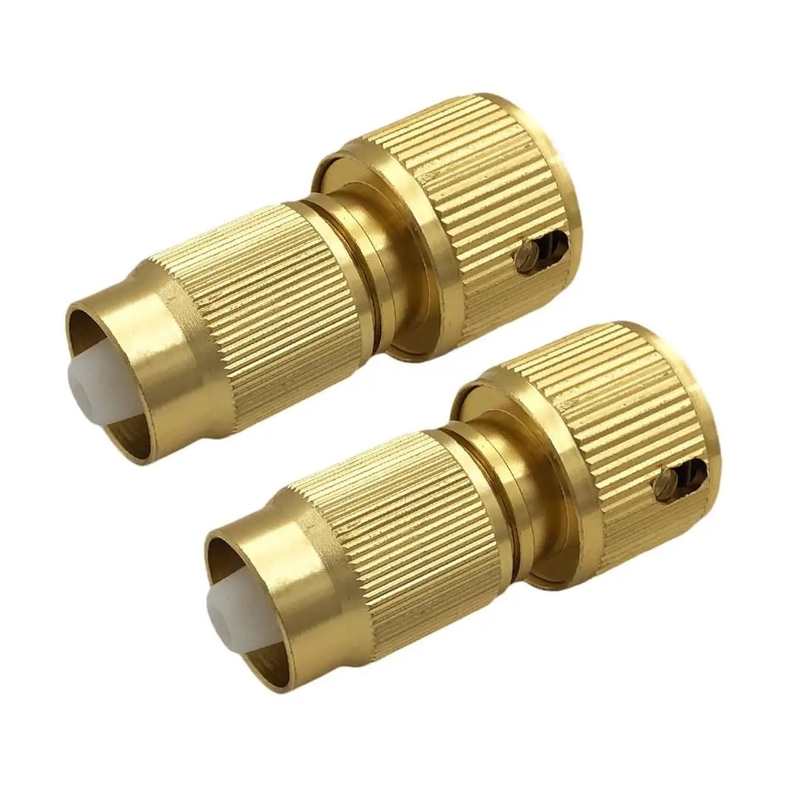 BNGDFDGH 2Pcs Aluminum Alloy Quick Connector Garden Hose Expandable Water Pipe Adapter Repair Kits Replacement