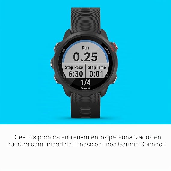 Garmin Forerunner 245 Music GPS Running Smartwatch with Music and Advanced Dynamics, Black (Renewed)