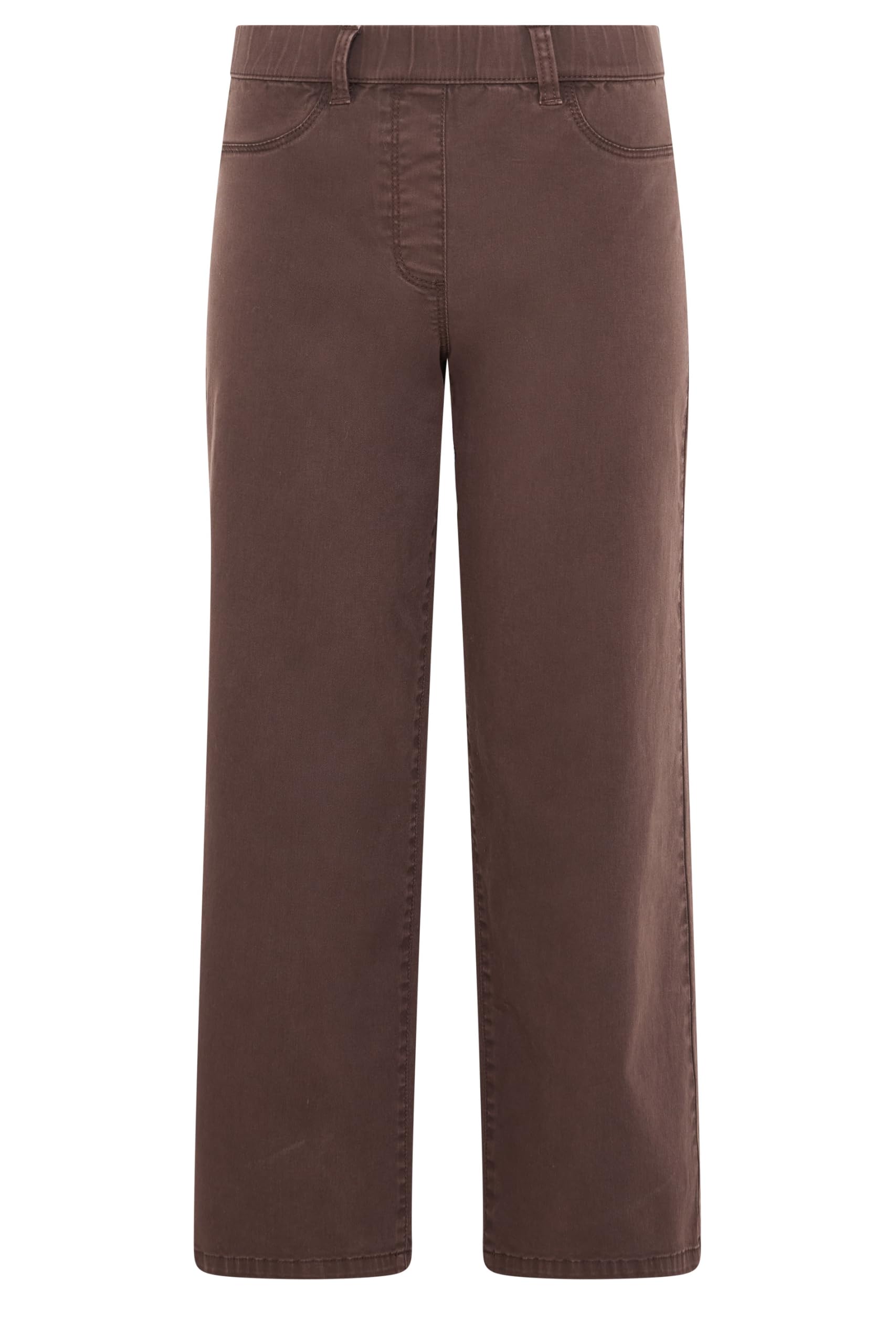 M&Co Petite Brown Wide Leg Jeggings - Women's