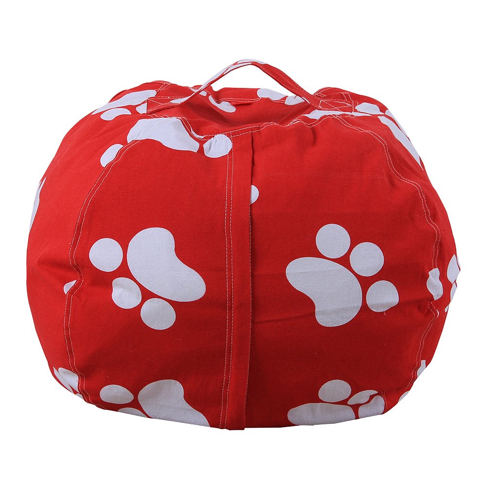 Bolsa de Almacenamiento para Niños Y Niñas Organizador de Juguetes Cierre de Cremallera Lona para Tapetes de Peluche