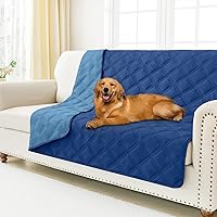 Vista 80 de Smiry Manta impermeable para cama de perro de 30 x 53 pulgadas, suave manta reversible para mascotas, lavable, a prueba de fugas, para sofá