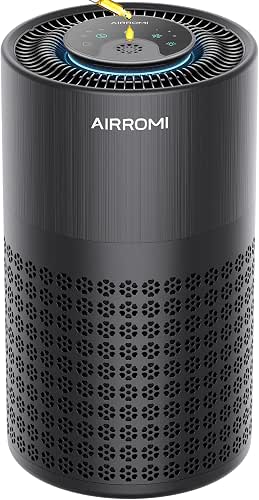 AIRROMI Air Purifier for Bedroom with HEPA 3-in-1 Filter, Pet