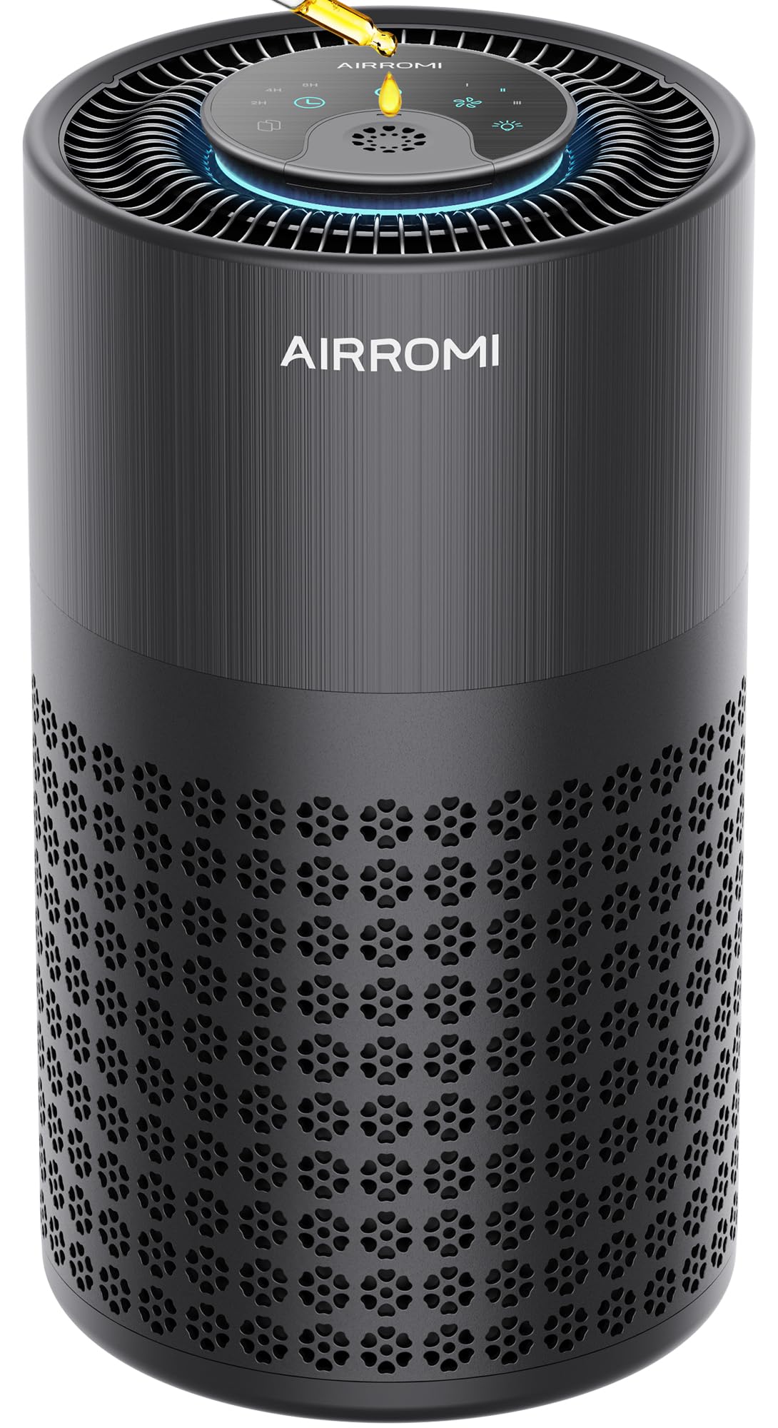 AIRROMI Air Purifier for Bedroom with True H13 HEPA 3-in-1 Filters, Pet Air Purifiers for Home Cat Pee Smell, Covers Up to 983 Ft², Quiet 360° intake Air Cleaner for Allergies Dust Smoke Odor Dander