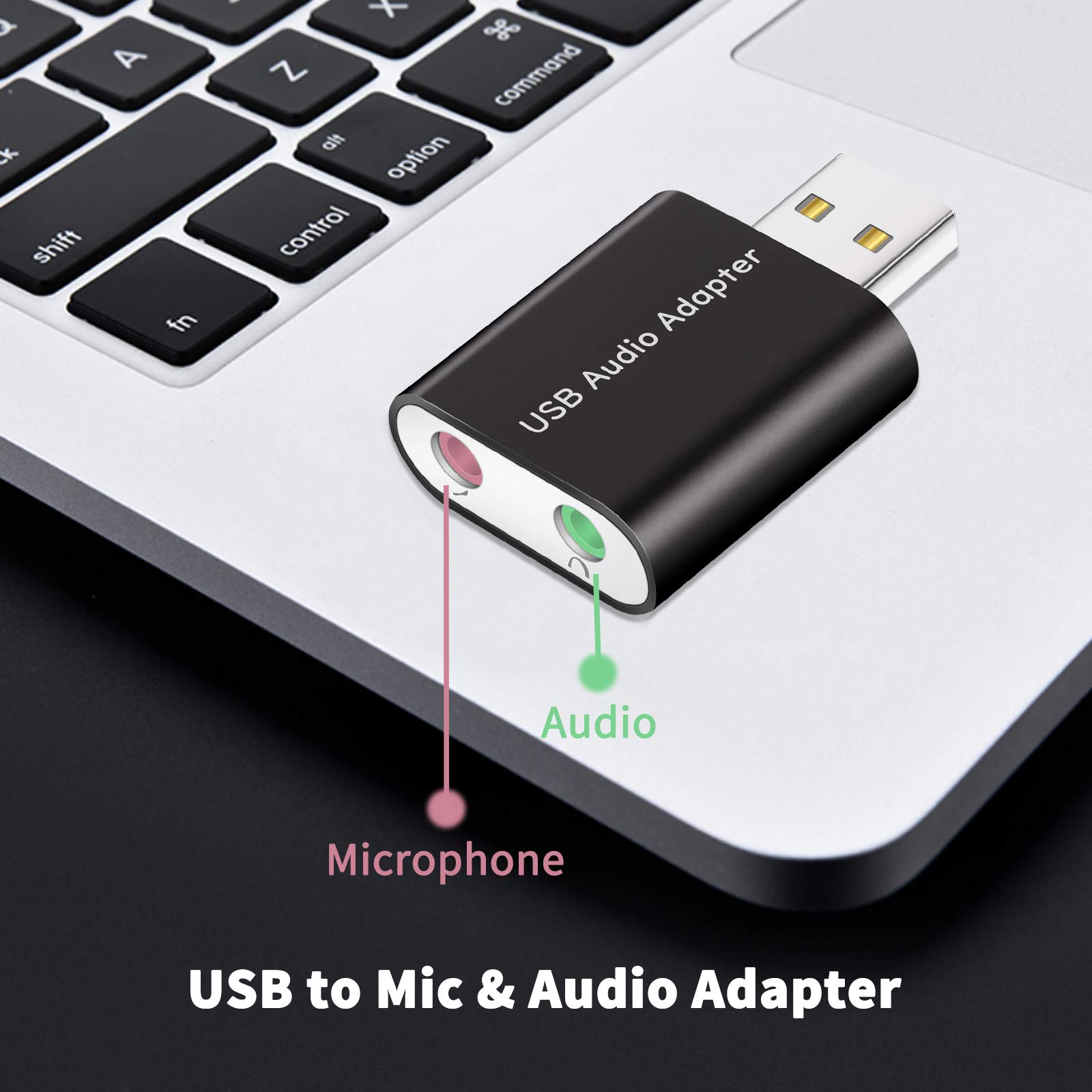 Buy TITACUTE USB Audio Adapter with 3.5mm Speaker/Headphone and