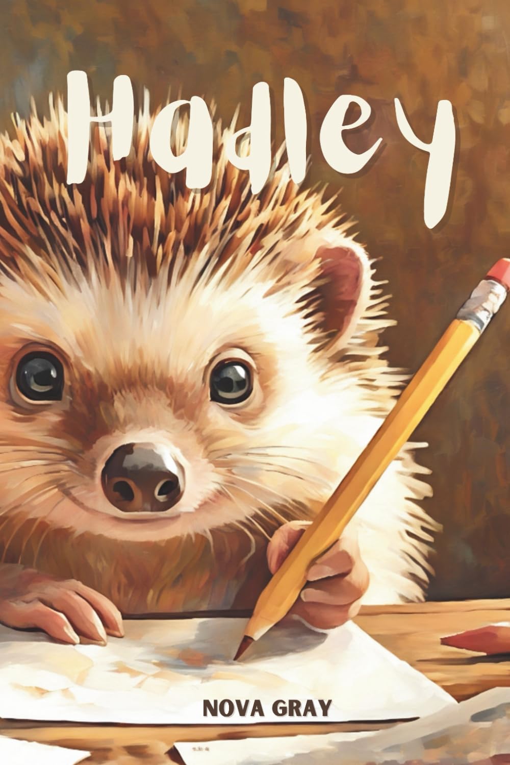 Hadley | Hadley the Hedgehog Loves to Write | Quick Bedtime Story | Rhyming Book for Kids | Dyslexia Friendly Font