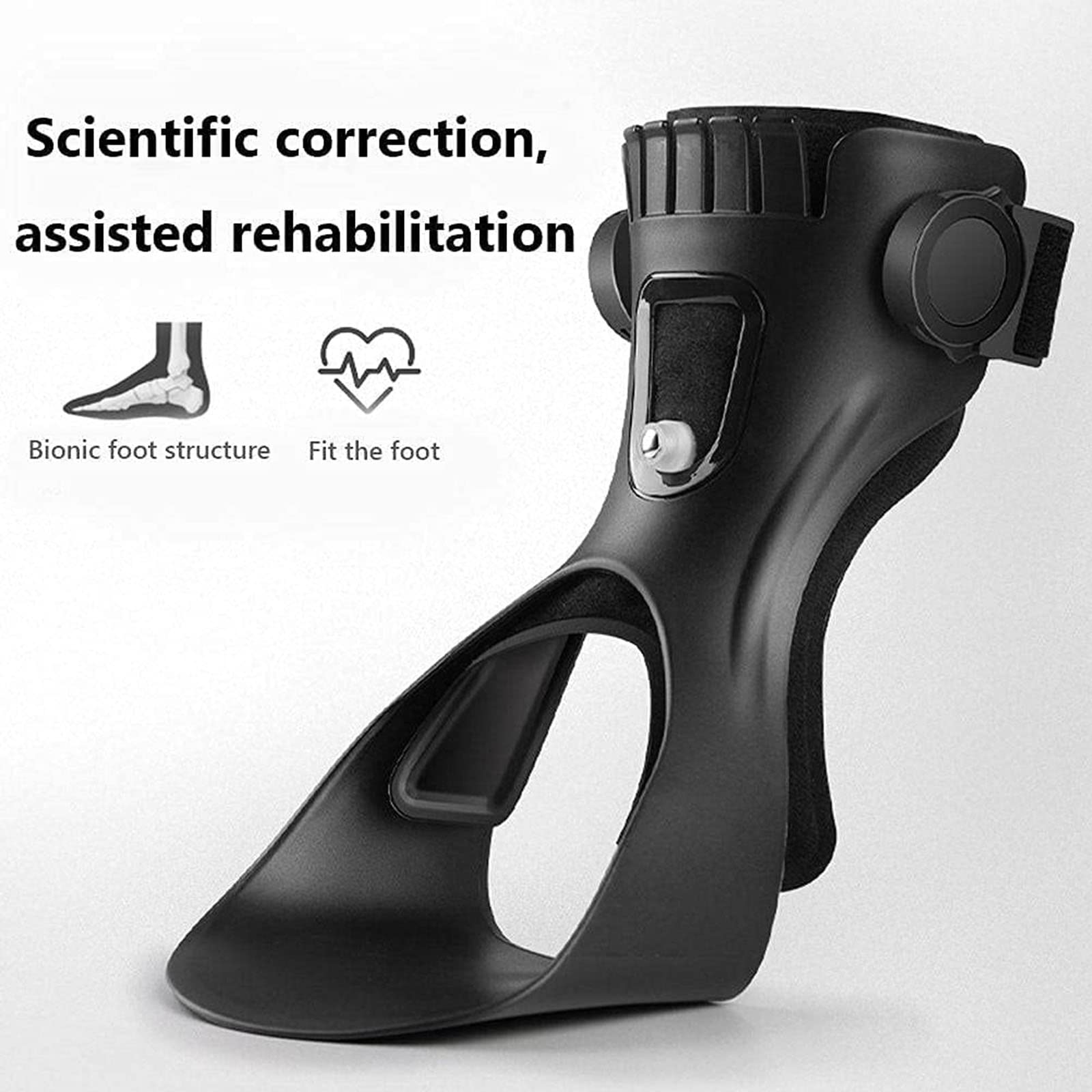 Ortesis de pie caído, férula Nocturna para Fascitis Plantar, férula Nocturna para Fascitis Plantar, férula Nocturna para hemiplejía, Zapatos para Caminar (pie Izquierdo S)