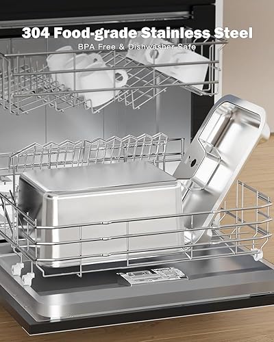 Miniatura 5 de Fuente de agua para perros de acero inoxidable, fuentes extra grandes de 3 galones para perros grandes, dispensador automático de cuencos para