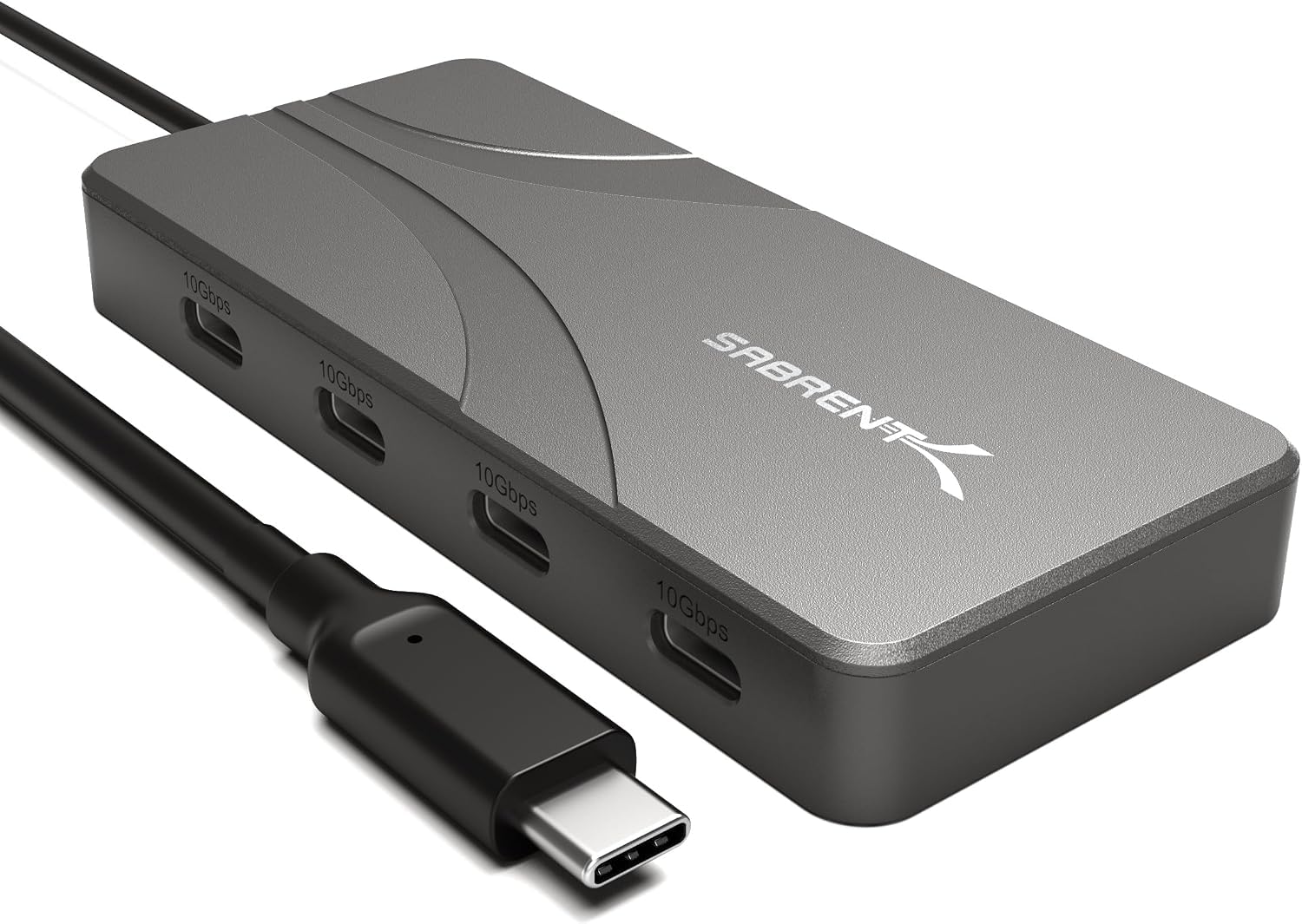 Hub USB C de 6 puertos multipuerto divisor USB-C a USB-C con 4 USB-C de 10 Gbps 7