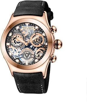 値下げ　REEF TIGER クロノグラフ 時計 Amazon.co.jp: リーフタイガークロノグラフ運動腕時計日付表示クオーツ