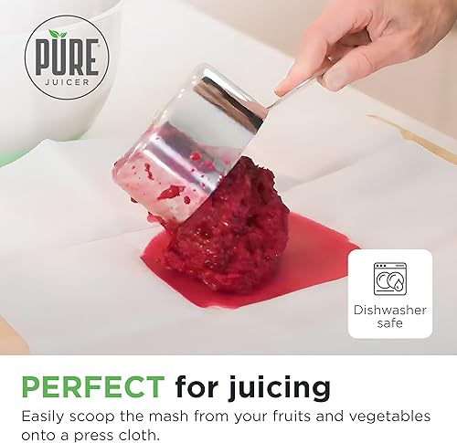 Miniatura 3 de PURE Juicer Cuchara de taza  Taza medidora única de 1.5 tazas12.2 fl oz  Cuchara medidora de acero inoxidable