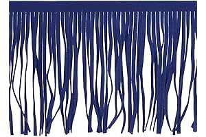 UXCELL Double-Sided Denim Fringe: Fashionable Fringe for DIY Projects