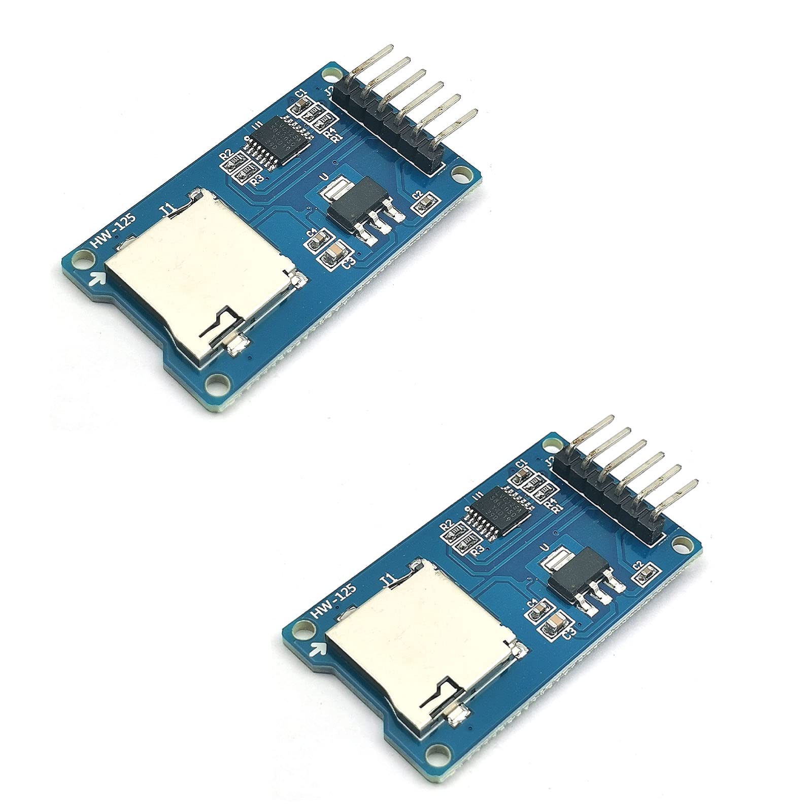 FainWan 2PCS Micro SD Storage Board Memory Shield Expansion Module 6 Pin SPI Interface Mini TF Card Adapter Reader-image-35