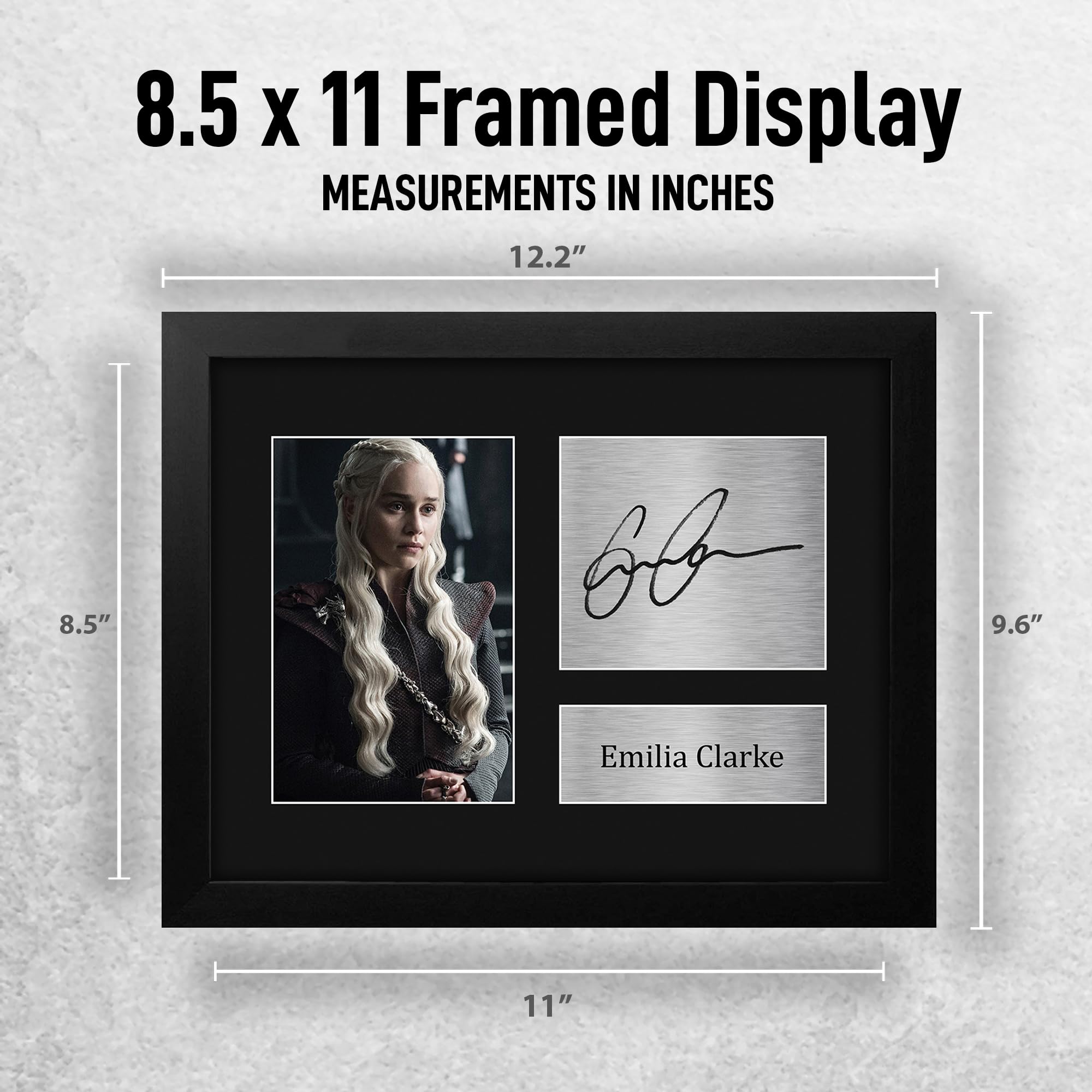 Amazon.com: HWC Trading Emilia Clarke Framed Gift Printed