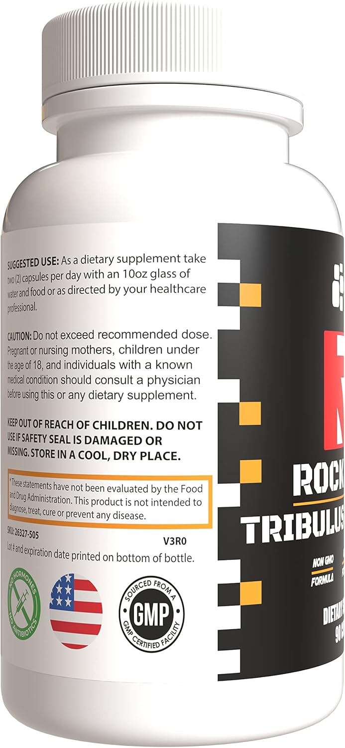 Tribulus Terrestris Extreme | Prime Male Enhancement Supplements for Men & Women | with Estrogen Blocker | Herbal Testosterone Booster | Increase Size & Muscle Growth Plus | 90 Powder Capsules : Health & Household