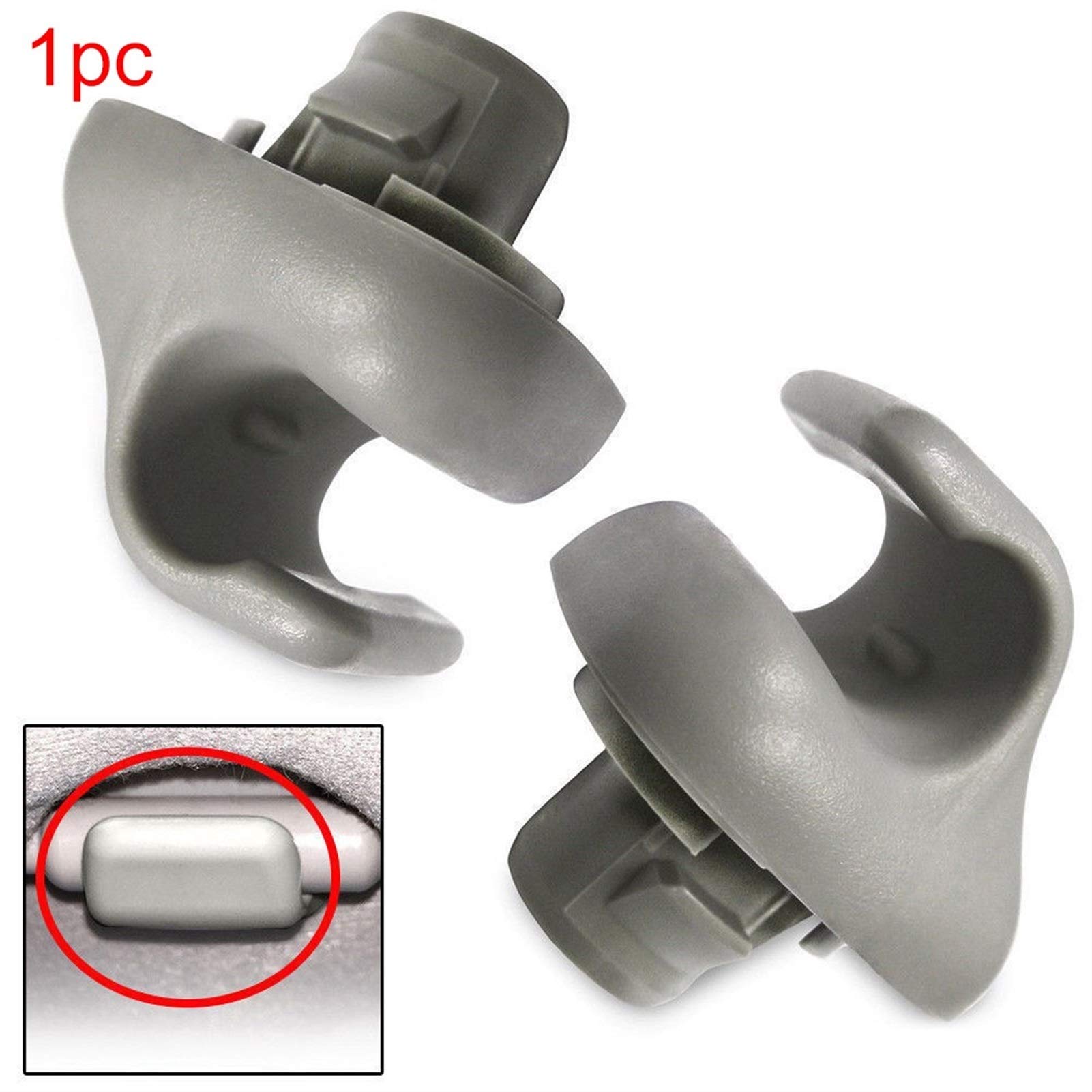 Sonnenblende Clip Sonnenblende Clip Haken Teile Fenster Schatten Sonnenblende Clip Klemmen Hängen Halterung Aufhänger Langlebig Auto Haken Auto Innen Einfache Installation