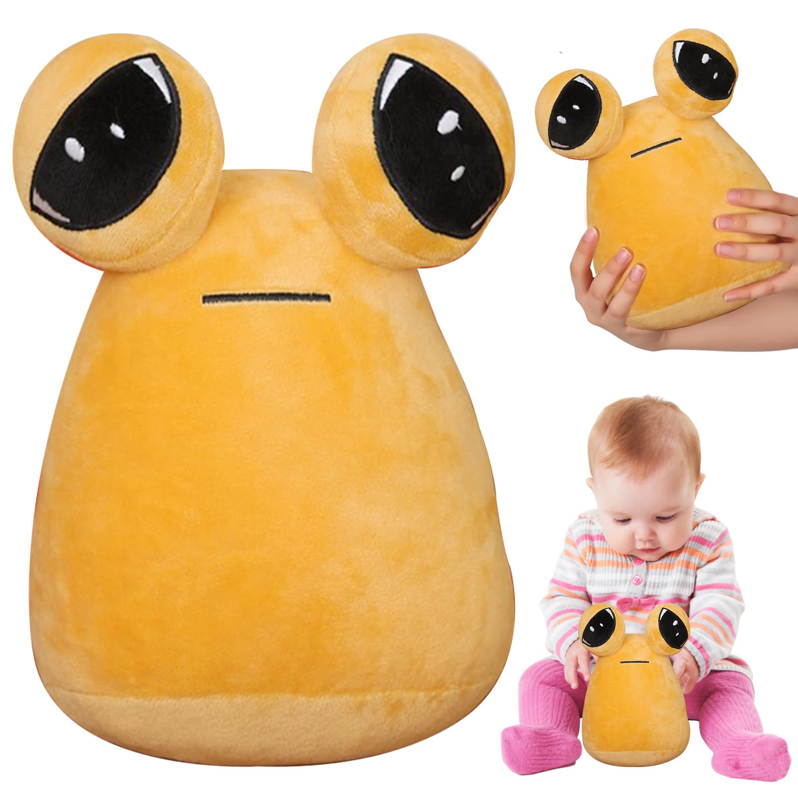 Lithyc Pou Peluche,Relleno De Animales De Peluche Juguete, Juguete De Felpa AlieníGena Emocional, Linda MuñEca Animal Kawaii, Juguete De Juego De MuñEca Divertido