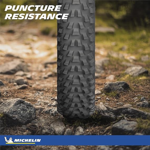 Michelin Force XC2 Mountain Bike Tires | Tubeless Ready, Gum-X Technology,