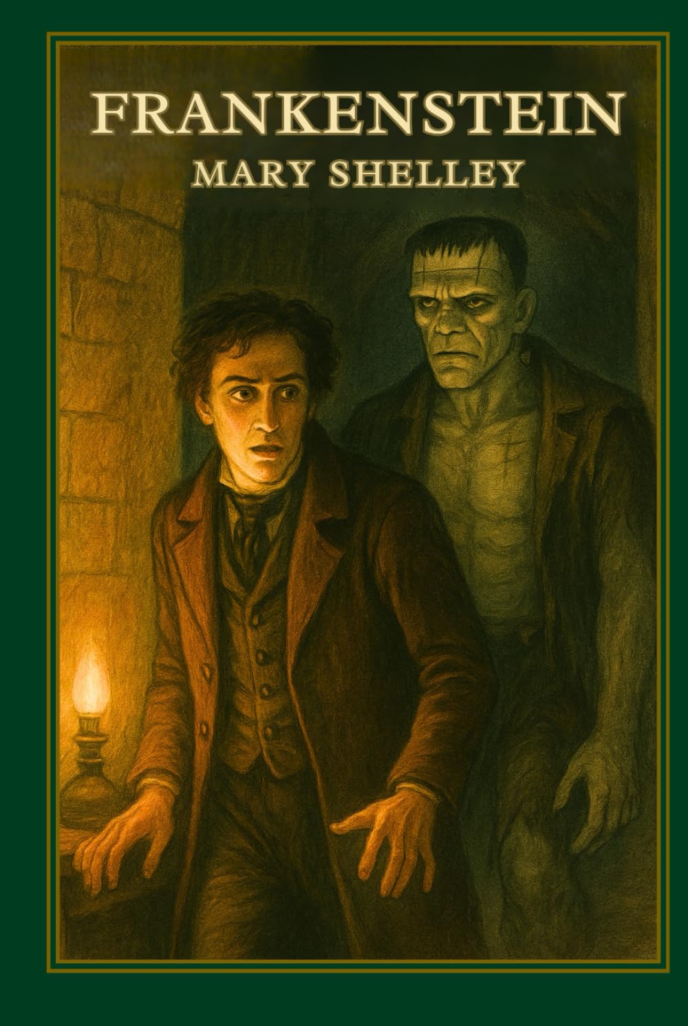 Frankenstein: The Illustrated Gothic Classic by Mary Shelley – A Timeless Horror Masterpiece of Science, Creation, and Tragedy