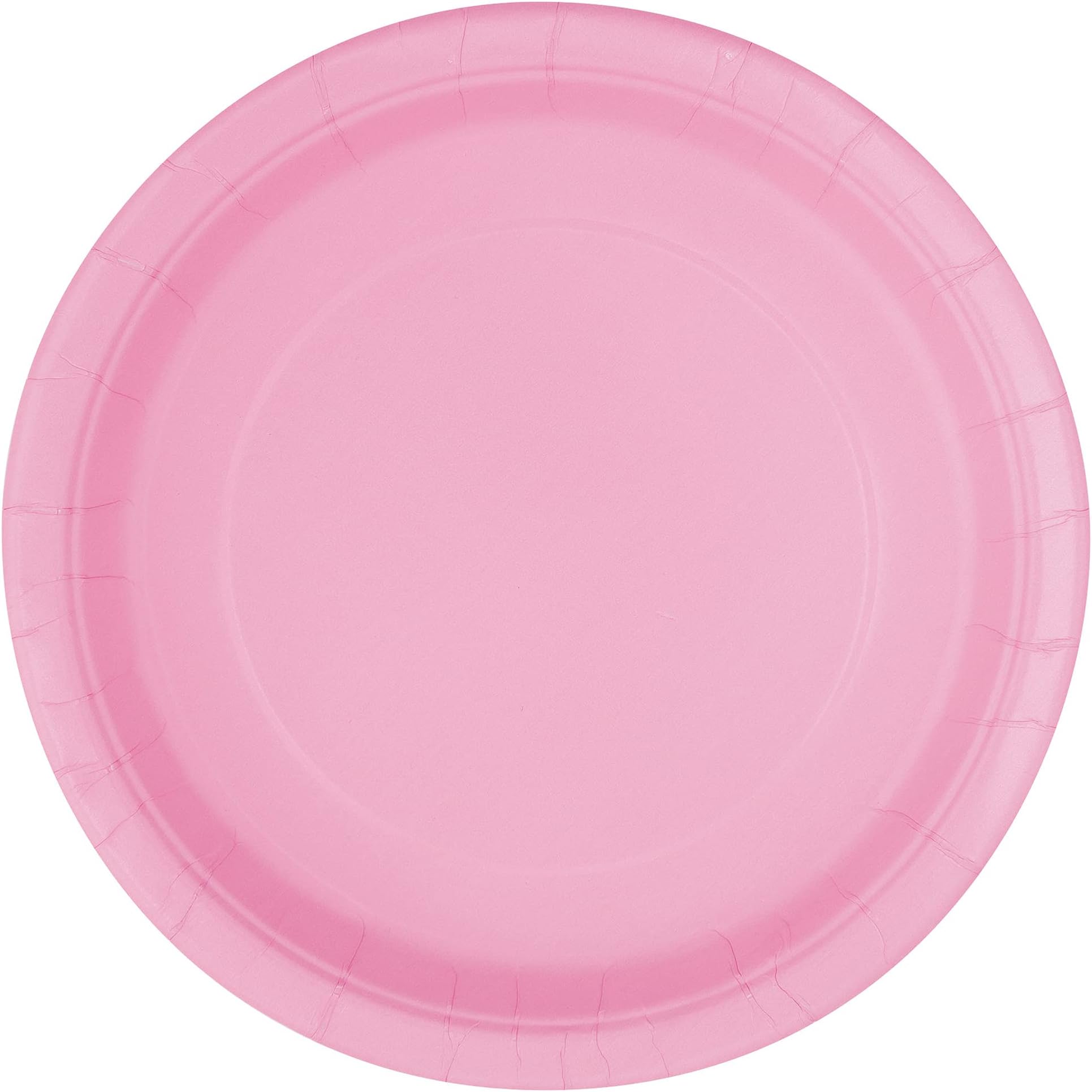 Unique Lovely Pink Paper Plates, Pack of 16 – 9" Round Disposable Party Plates, Eco-Friendly, Plastic-Free for Birthdays, Baby Showers, Christening, Bridal Shower, Desserts, Snacks, Easy Clean