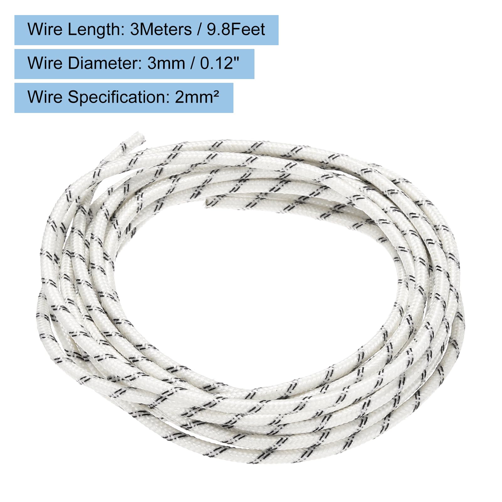QUARKZMAN Siliconen draad, 14 AWG, 14 gauge, flexibel, vertind koper, elektrische draad, rood, 5 m, voor auto, audio, auto, auto, auto, auto, auto, auto, bedrading, PV draad, aanhanger, marineblauw
