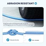 Kohree 35FT Upgraded RV Water Hose with Storage Bag, 5/8" Premium Drinking Water Hose, Leak Free, No Kink, Reinforced PVC Design w/Strain Relief Ends, Flexible Garden Hose for RV, Camper, Car - Blue