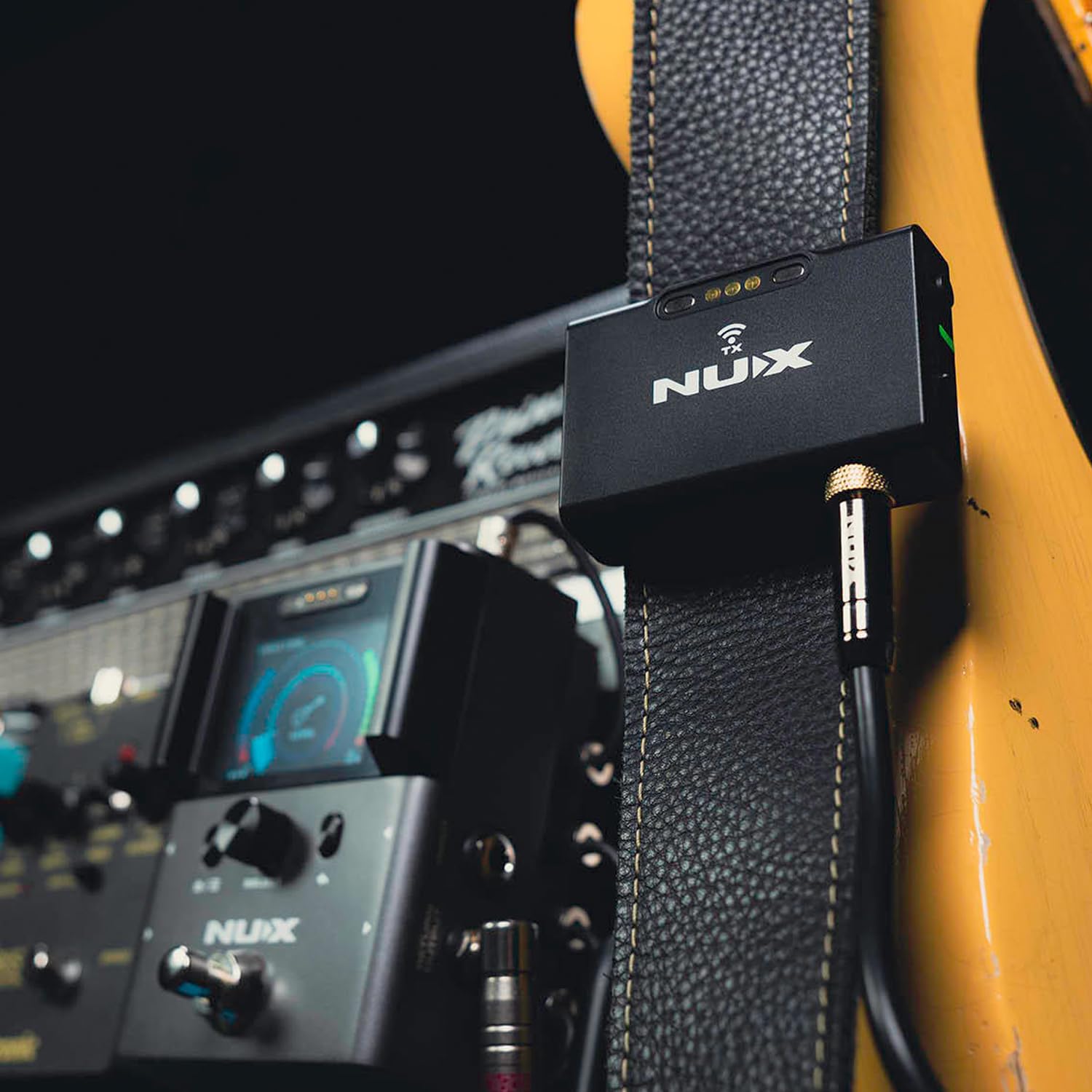 Nux B-8 - Trasmettitore per chitarra, sistema wireless + cavo patch keepdrum
