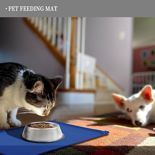 Miniatura 83 de Reopet Silicone Dog Cat Bowl Mat Non-Stick Food Pad Water Cushion Waterproof