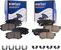 Vista 129 de Detroit Axle - Pastillas de freno para Dodge Dart 2013-2016 2014 2015 pastillas de freno de cerámica con reemplazo delantero y trasero de hardware